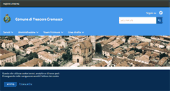 Desktop Screenshot of comune.trescorecremasco.gov.it